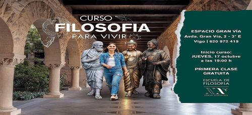 1ª Clase gratuita: CURSO DE FILOSOFÍA PARA VIVIR